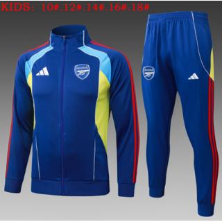 Chándal Arsenal 2025/26(Bule With Yellow Long zipper ) - NIÑOS